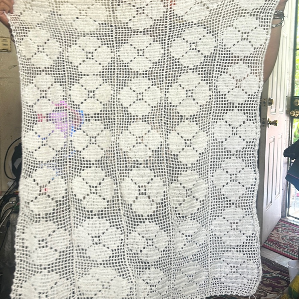 Crochet knitting tablecloth